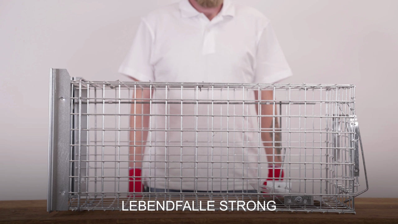 Anleitung: Lebendfalle STRONG aufstellen